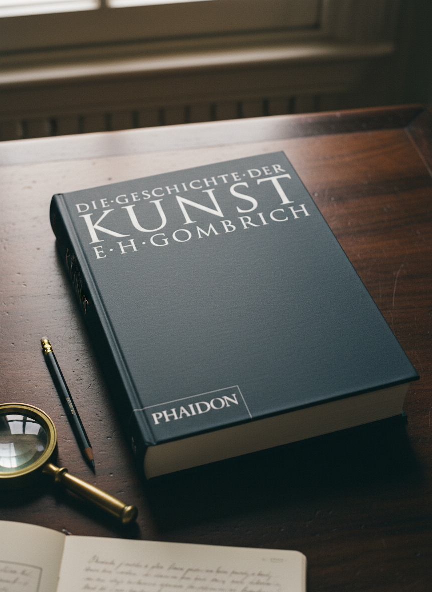 Die Geschichte der Kunst · auf dem Studientisch der Galerie