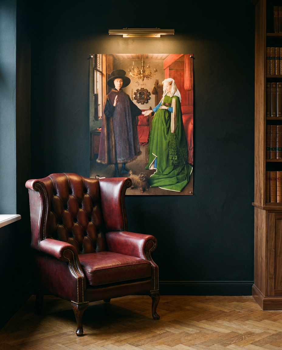 Die Arnolfini-Hochzeit · im Lesezimmer