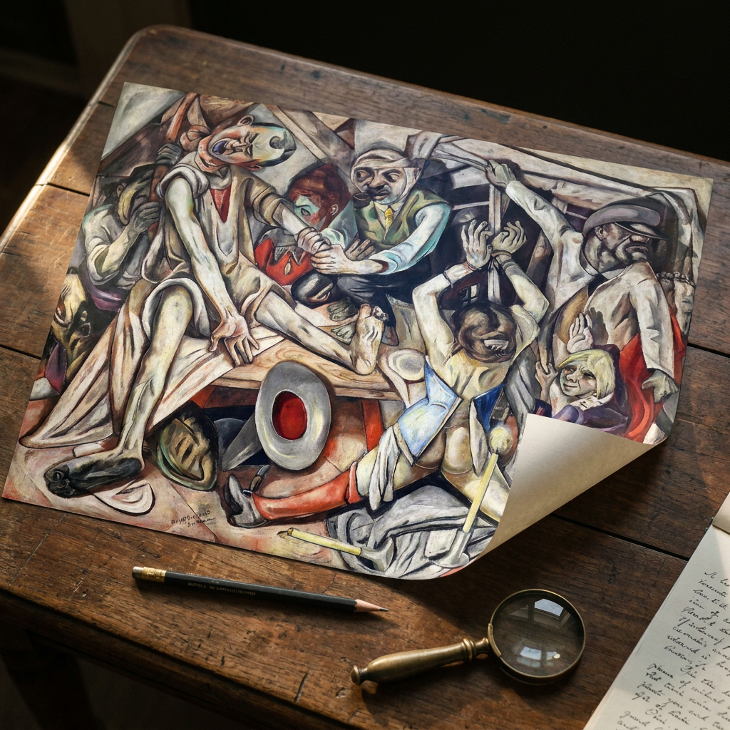 Die Nacht · auf dem Studientisch