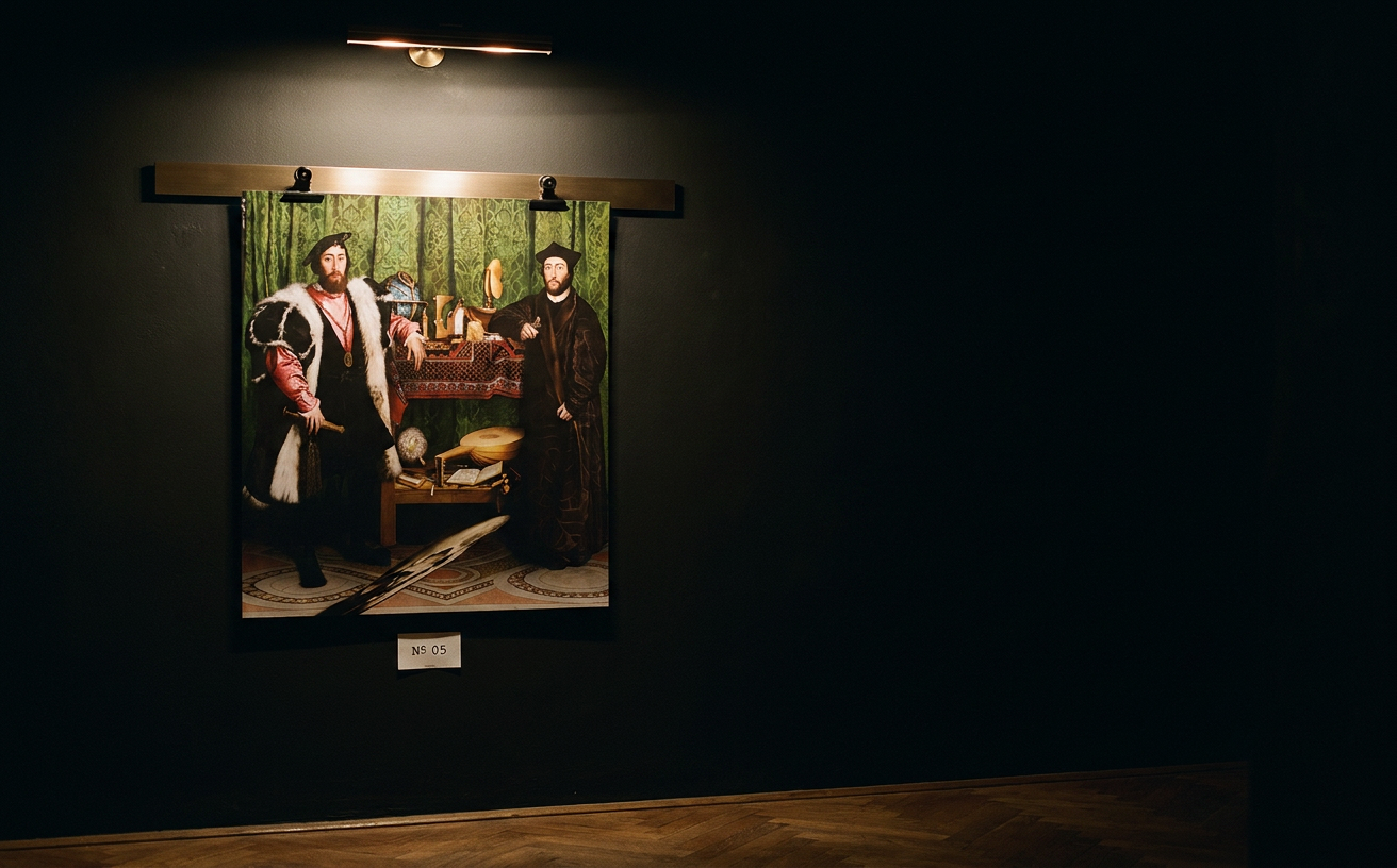 Die Gesandten · in der Galerie-Installation
