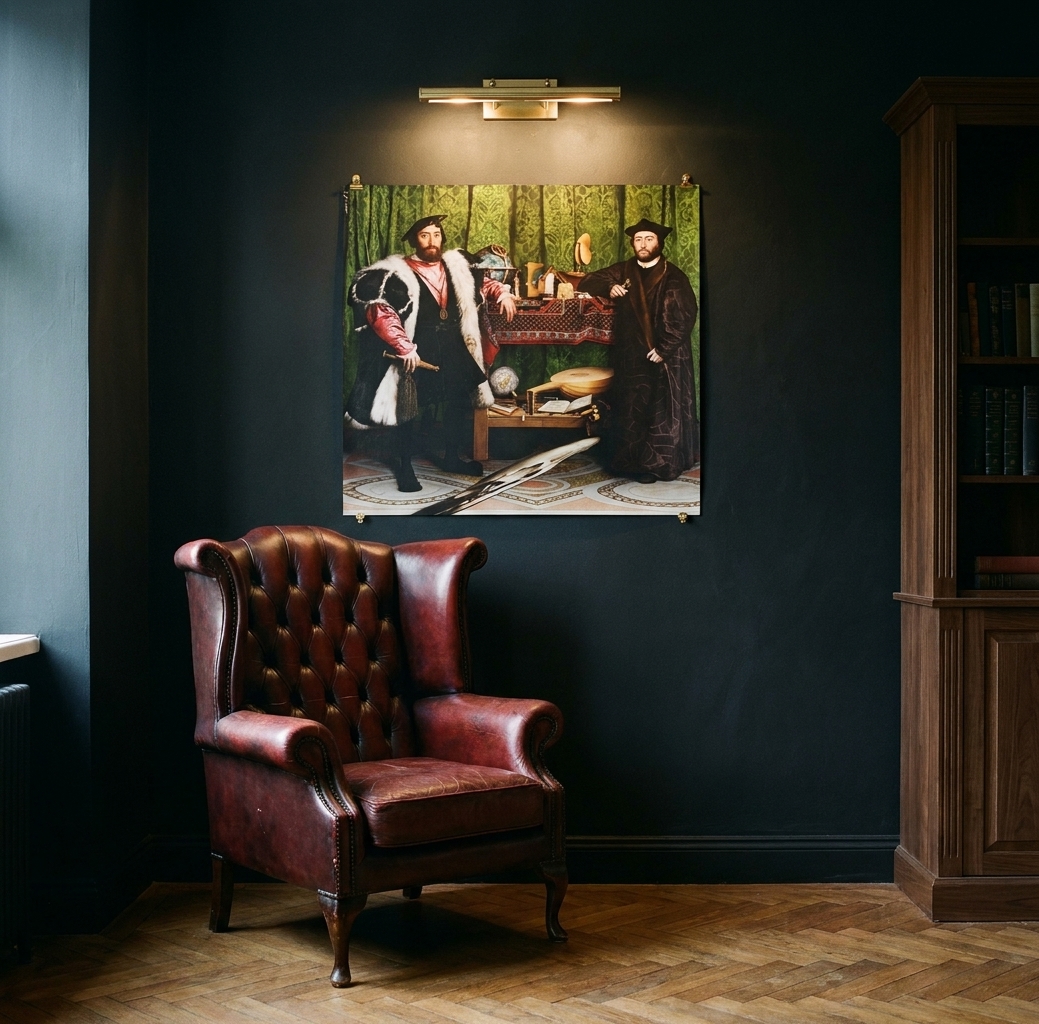 Die Gesandten · im Lesezimmer