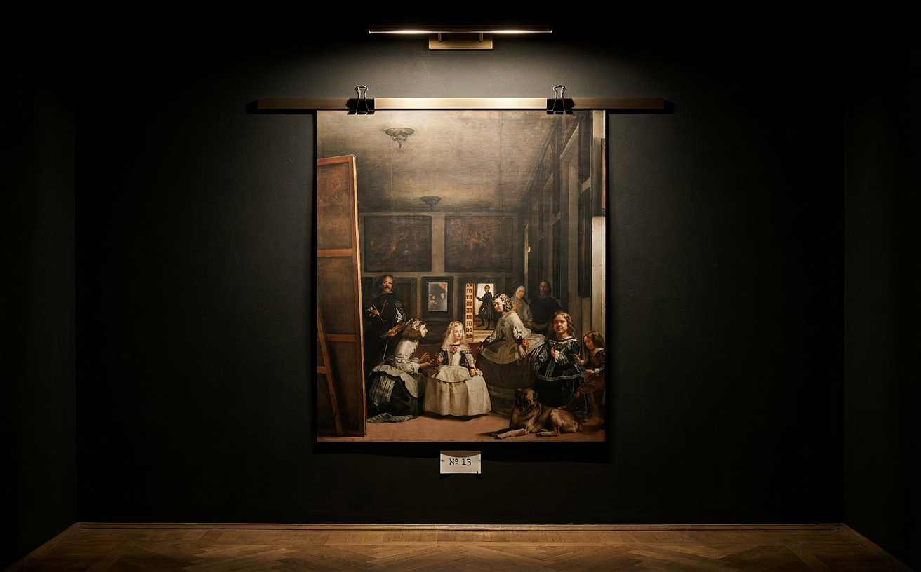 Las Meninas · in der Galerie-Installation