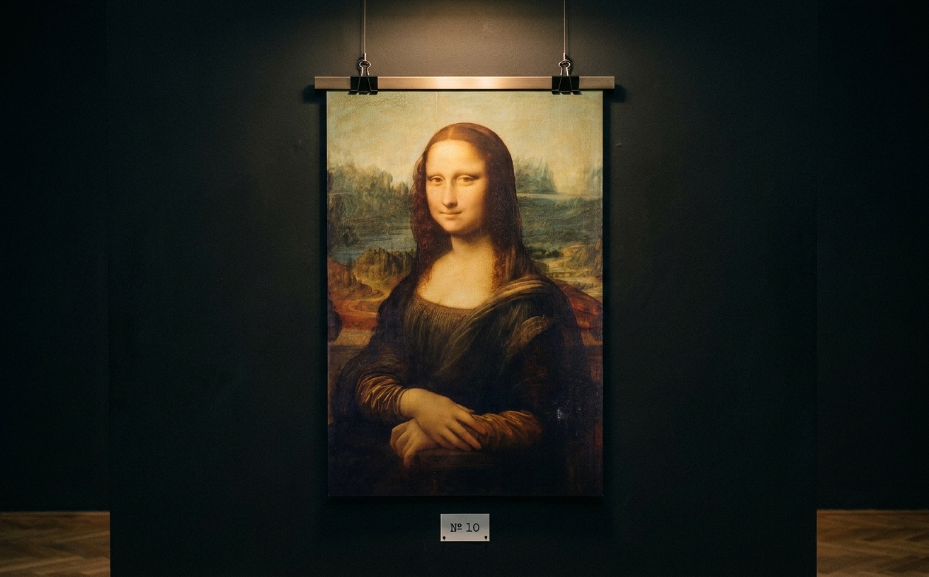 Mona Lisa · in der Galerie-Installation