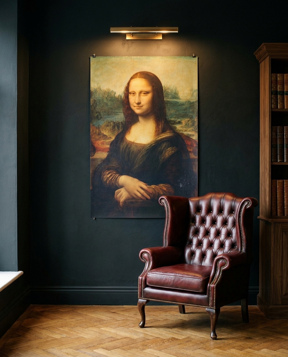 Mona Lisa · im Lesezimmer