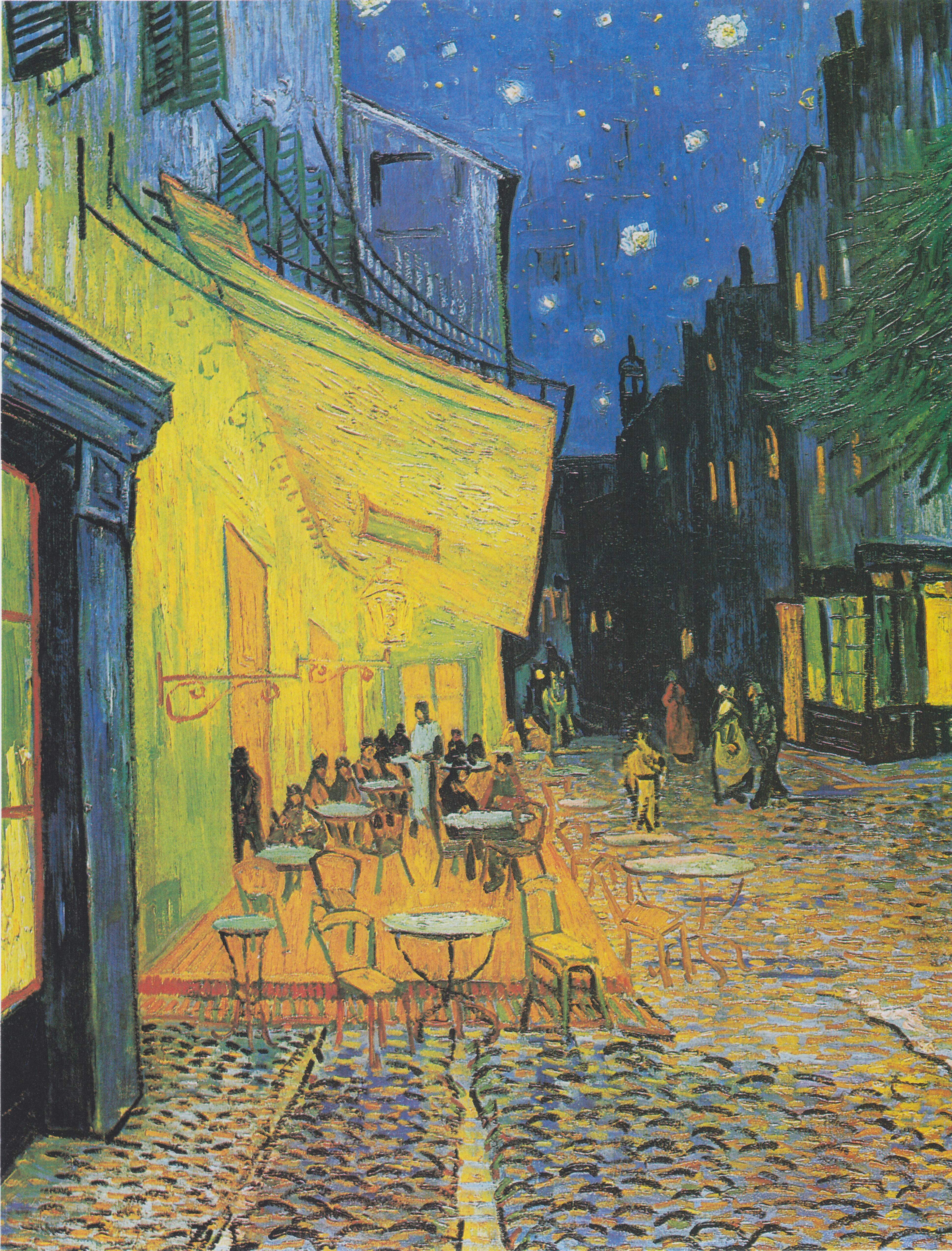 Café-Terrasse am Abend · Vincent van Gogh, 1888